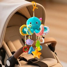 卡通跳跳球 音樂跳跳球 哄娃神器 動動球 會說話跳動 哄娃學說話玩具 寶寶USB充電玩具 音樂蹦蹦球 麵包超人益智跳跳球, 升級款有趣（藍八爪魚抽抽樂）, 1個