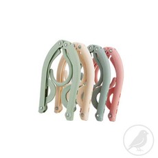 알록달록 스텐 옷걸이 옷걸이행거, 1개