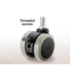 1.5인치 의자 바퀴 캐스터 교체용 소프트 무음 책상 (작업용 의자 고하중 안전 회전 사무실 바퀴), 4pcs 1 5inch A 1