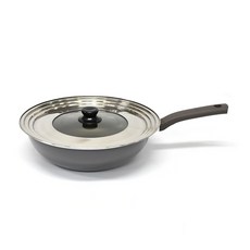 스텐 냄비뚜껑 후라이팬 덮개 대형 업소용 멀티커버, 1개, 34cm