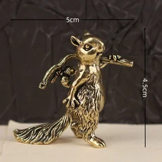 1개 앤티크 브론즈 미니 뱀 조각상 피규어 조디악 동물 인테리어 책상 장식품 차 공예품, 01 copper