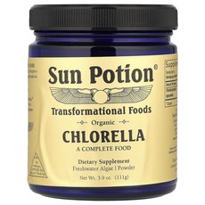 Sun Potion 클로렐라 가루 유기농 3.9oz(111g), SunPotion클로렐라가루유기농39oz111g, 111g, 1개