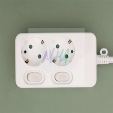 늘하마켓 2구 멀티탭 4.5M 연장선