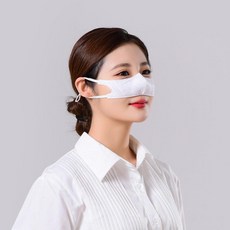 지니팡 코도리 코스크 방지 코가리개 [완제품] 꽃가루 알레르기, 엘레강트화이트 3겹, 프리사이즈, 1개입