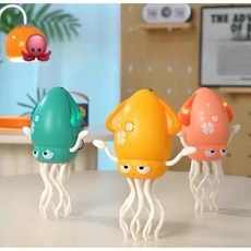 춤추는오징어 댄싱오징어 장난감 선물, 2. 그린+낚시막대