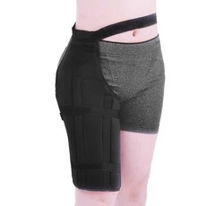 고관절 보조기 요추 보호대 신경통 상반신 허리 고정, 블랙, L, 1개