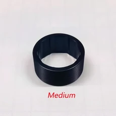 GoBiggeR Sinian 푸시 슬라이더 부품 다기능 복합 모듈 장난감 EDC 슬라이더 Fidget 장난감 액세서리, 13 Black PEI Medium