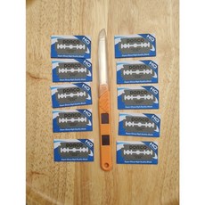 三能麵糰割紋刀 - 歐包整形刀/法棍刀/法國麵包刀, 1個, 分裝1支入+10片刀片