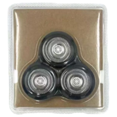 電鬍刀三刀頭替換刀頭配件, 黑, 1個, SH98