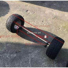 4륜 오토바이 트레일러 4륜바이크 atv 추레라 사륜 운반 농업용 바퀴, 1개, 85cm 13x6.50-6