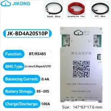 JIKONG Jk Bms 액티브 밸런스 스마트 BMS Lifepo4 리튬 이온 Lto 배터리 8S 12S 13S 14S 16S 17S 2, 03 JK-BD4A20S10P, 01 China Mainland
