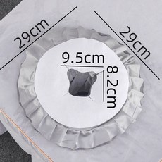 일회용 얼굴커버 부직포 나비형 상자 시트지 화이트, 나비 스카프 500매