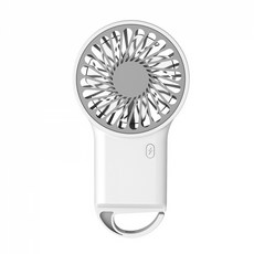 오스틱니 2026 NEW 초특가 미니 핸드헬드 소형 선풍기 휴대용 등산용 걸이 USB 충전 가능 데스크탑 장시간 사용 가능, Y17 화이트