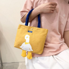 캔버스 오리 가방 데일리 오리 에코백 패브릭 여성