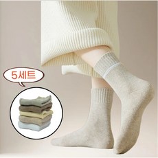 밸류그램 따뜻하고 착용감좋은 프리미엄 겨울 양말 5세트