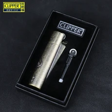 클리퍼 라이터 그라인딩 휠 오픈 플레임 스페이드 팽창식 부탄 가스 금속 컬렉션 선물