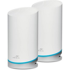 ARRIS 서프보드 mAX W121 트라이밴드 메시 WiFi 6 시스템 AX6600 최대 6.6Gbps 속도 커버리지 5 500제곱피트 알렉사 지원