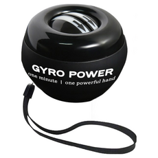 腕力球 自啟動 機械腕力球 腕力器 握力球 腕力訓練 健身球 手腕球 減壓神器 健身器材, 1個, 黑金鋼