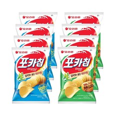 오리온 포카칩 오리지널 2개 + 어니언 2개, 2세트, 264g