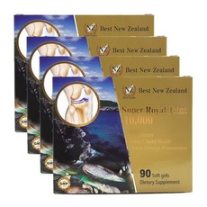 Best New Zealand Super Royal Joint 10000 베스트 뉴질랜드 슈퍼 로얄조인트 초록입홍합 상어연골 90정, 4개