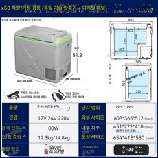 차량용 냉장고 자동차 냉동고 야외 알피쿨 휴대용, X50, 1L