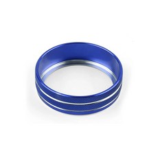 폭스바겐 티구안 아틀라스 티록 아테카 F용 차량 실내 에어컨 노브 장식 커버 링 온도 조절 스위치 버튼, 하얀색