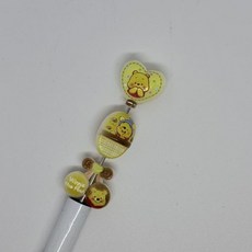 B70 볼펜꾸미기 볼꾸 동대문 꾸미기 DIY 컬러 곰돌이 꿀단지 허니 테디베어, B70 볼펜꾸미기 볼꾸 동대문 꾸미기 DIY 컬러 곰돌