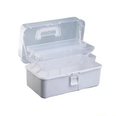 QX2E 다기능 보관함 정리함 3단 보관함 실용적인 보관 케이스, 01 중국, 05 white for medium