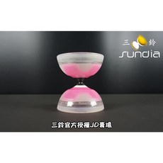 三鈴SUNDIA 獵鷹單培鈴, 獵鷹粉紅,獵鷹單培鈴 (含扯鈴、木棍), 1個