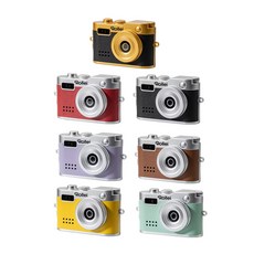 FOTOPRO & Rollei M1復古迷你相機 顏色隨機 可錄音 攝影 拍照 Type-C 內置閃光燈 公司貨, 一臺(顏色隨機)