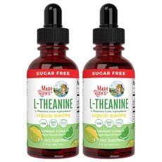 메리루스 슈가프리 어린이 엘테아닌 액상 리퀴드 드랍 60ml 2병 L-Theanine, 2개