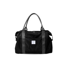 DF Queenin Y.J. 時尚旅行袋 拉桿包 運動裝備袋 健身袋, 律動黑, 1個
