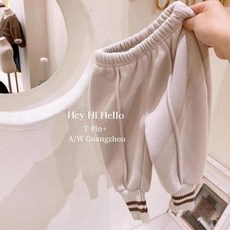 女童加絨褲子 秋冬兒童格子花邊長褲