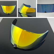 R420 쉴드 호환 SCORPION EXO R420 헬멧 렌즈 선스크린 오토바이 헬멧 쉴드, Revo Deep Gold-Day Use Only, 1개