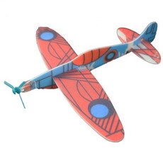 DIY保麗龍手拋迴力飛機, 多色, 1個