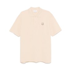 메종키츠네 볼드 폭스 헤드 패치 폴로 셔츠