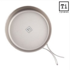 튜맨 티타늄 프라이팬 500 TI-FR001 캠핑 백패킹 경량, 1개, 실버