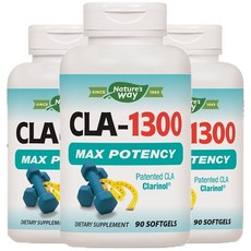 Nature's Way CLA-1300軟膠囊, 3個, 90 件