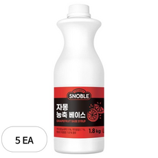 롯데웰푸드 스노블 자몽 농축 베이스, 5개, 1.8kg
