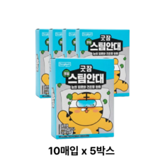 동국제약 굿잠 병풀 스팀안대 10입(1입X10매) 온열스팀 눈관리 뻐근한눈 건조한눈 건조함완화, 5개, 10매