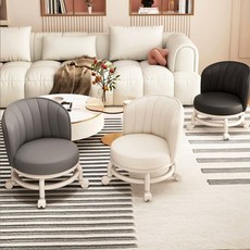 회전 바퀴의자 이동의자 앉은뱅이 체어 김장, 베이지, 1개