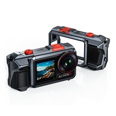 BONERLY DJI Osmo Action 5 Pro 專用 航空鋁合金相機護套, 1個, 深空灰