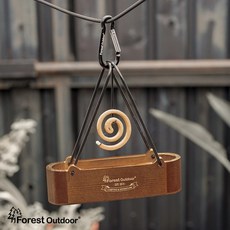 Forest Outdoor 原木折疊蚊香座 迷你蚊香 驅蚊 懸掛式 蚊香架 蚊香盒 露營 戶外