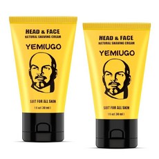 Bee 면도 크림 가볍고 매끄러운 꿀벌 면도 크림 치유 면도 모이스처라이징 피부에 적합 매끄럽고 빠른 회복 얼굴 및 머리 면도기 화상 치료 및 대머리 모이스처라이저 - 2, 1