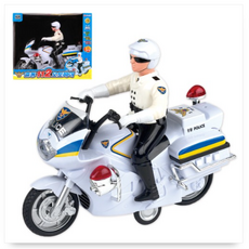 바니 출동 112 경찰 오토바이 사운드 삐뽀 싸이렌 자동차 경찰 교통 놀이 어린이 장난감, 1개