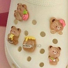 프레소 신발파츠 허니베어 10종 신발꾸미기용품