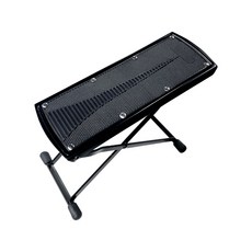 iLearnMusic 吉他腳踏板 六段調節高度 可折疊腳架, 黑色, 1個