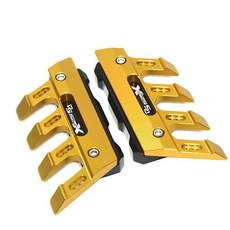 프론트 포크 프로텍터 펜더 슬라이더 머드 가드 오토바이, 1개, 4. Gold-DS525X