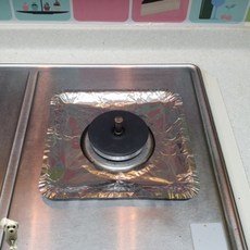 꿀이맘투 가스레인지 보호 은박지 사각 10P 기름튐방지가드