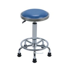 이동형 조절식 바 바텐 휠 패드 스툴 42-57cm 리프트 스탠딩 리프팅 발 의자, M. 발패드 포함 블루 표면 높이 조절 4257cm